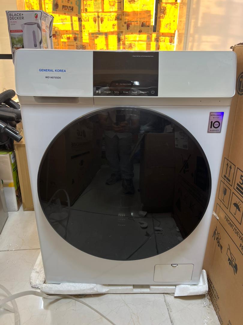 لباسشویی 8 کیلو جنرال کره مدل WD14070sd6