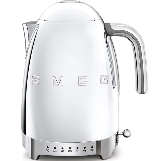 کتری برقی درجه دار اسمگ KLF04 سفید SMEG